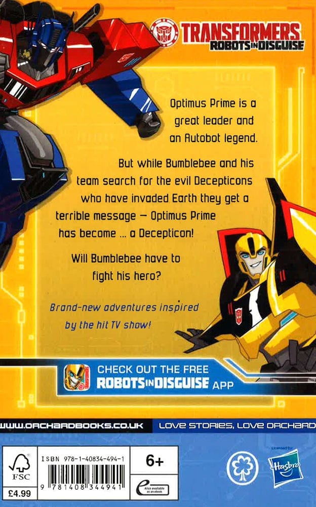 Transformers: The Battle Of Optimus Prime: Book 4