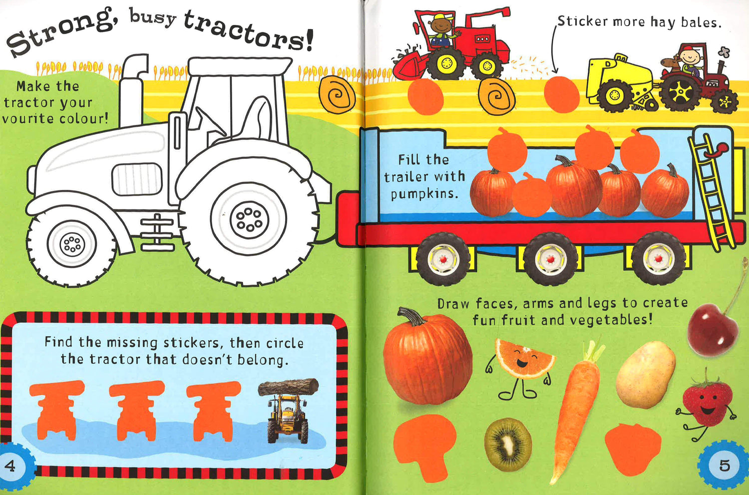 Ultimate Sticker File: Tractors And Trucks