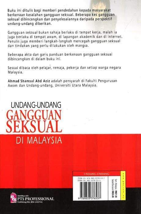 Undang-Undang Gangguan Seksual Di Malaysia