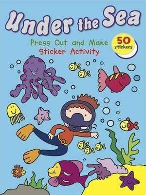 Under The Sea Press Out and Make Sticker Activity