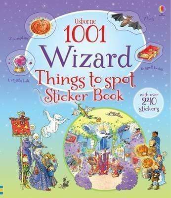 Usborne: 1001 Wizard Things To Spot Sticker Book