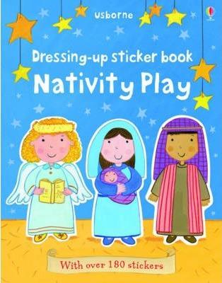 Usborne: Dressing-Up Sticker Book Nativity Play