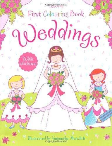Usborne First Colouring Book - Weddings