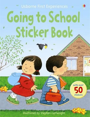 Usborne First Experiences Going To School Sticker Book