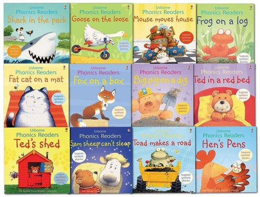 Usborne Phonics School Young Readers 12 Books Collection