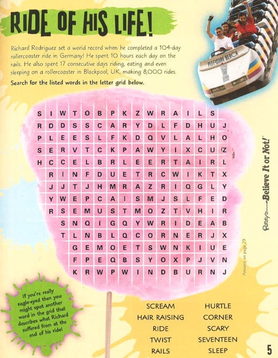 Wacky Word Search Book