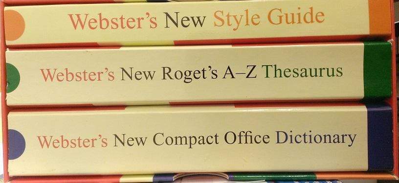 Webster's New Pocket Desk Set