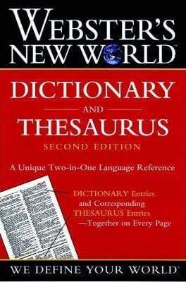 Webster's New World Dictionary And Thesaurus