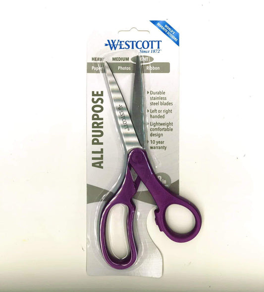Westcott All Purpose Scissors (Purple)