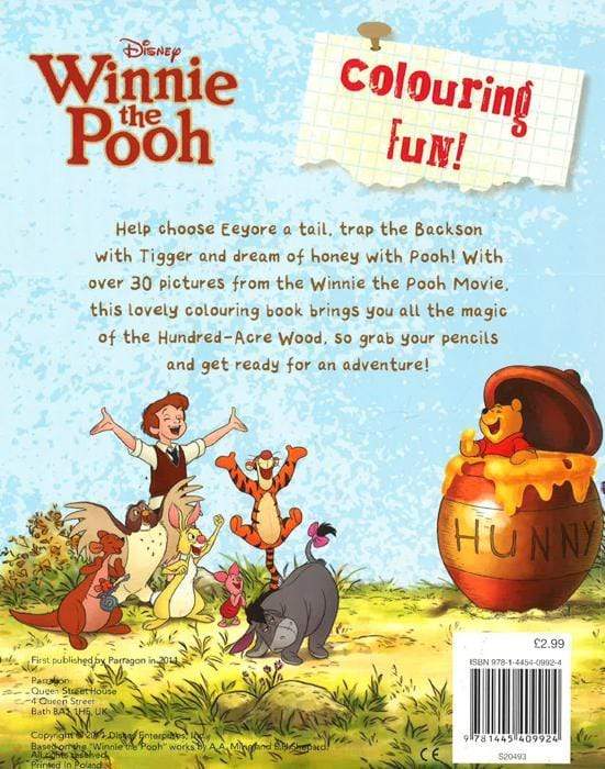 Winnie The Pooh The Movie - Colouring