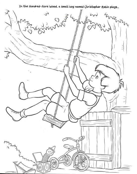 Winnie The Pooh The Movie - Colouring