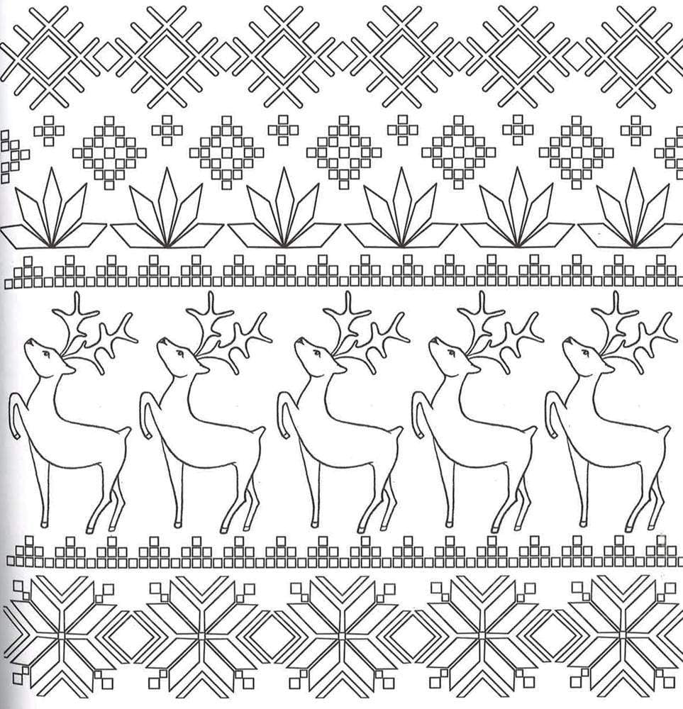 Winter Wonderland Patterns : Creative Colouring For Grown-Ups
