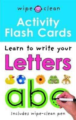 Wipe Clean Activity Flash Cards ABC