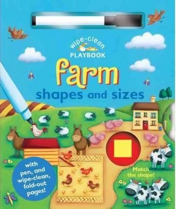 Wipe-Clean Playbook: Farm Shapes And Sizes