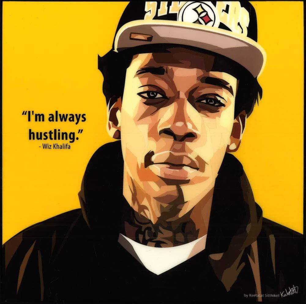 WIZ KHALIFA POP ART (10'X10')