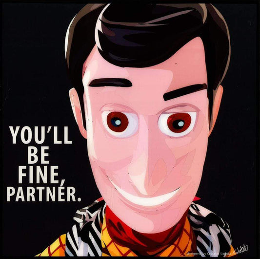WOODY_ YOU BE FINE PARTNER TOY STORY POP ART (10'X10')