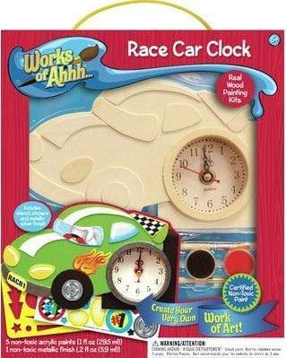 Works Of Ahhh..: Race Car Clock