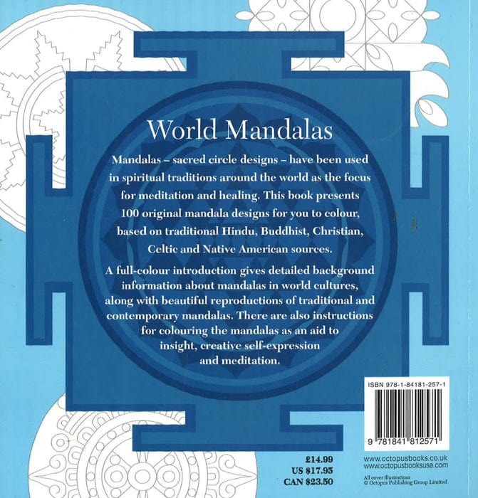 World Mandalas: 100 New Designs For Colouring And Meditation