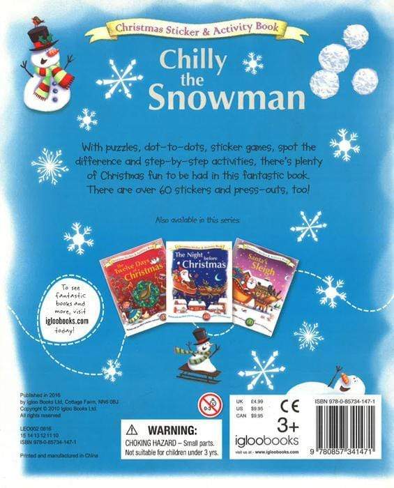 Xmas Activity: Chilly The Snowman