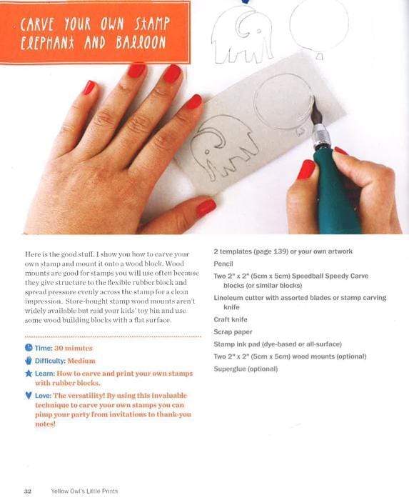 Yellow Owl's Little Prints