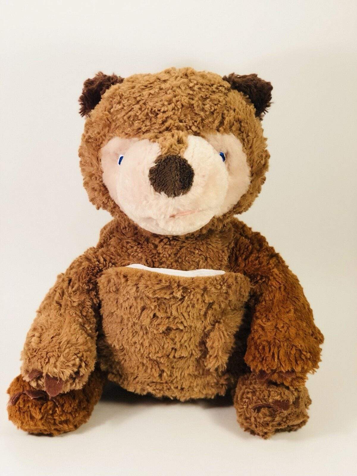 Zoobies Brown Bear Plush Storybook